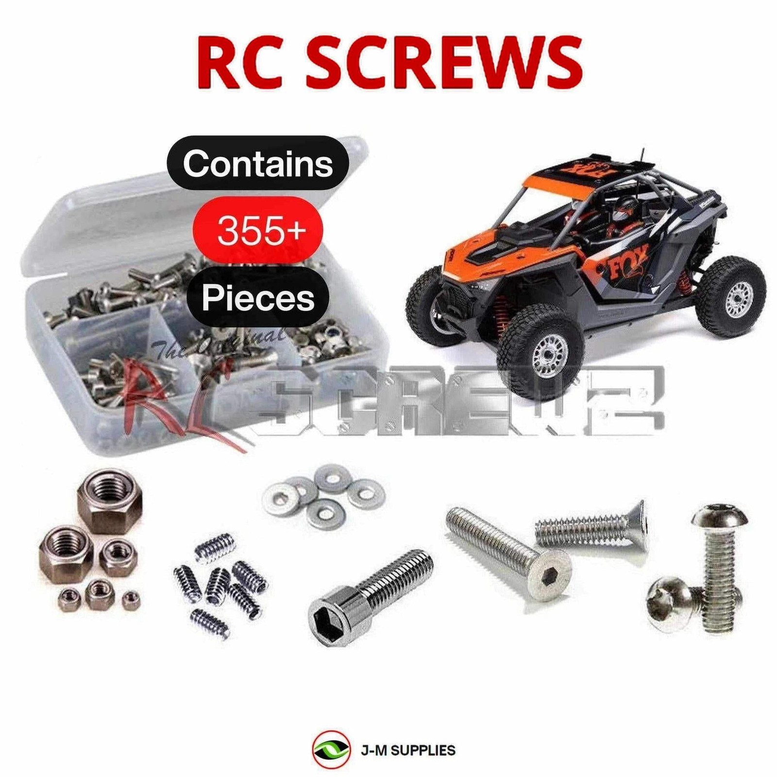 RCScrewZ Stainless Screw Kit los134 for Losi RZR Rey 4WD 1/10 (LOS03029) | SET