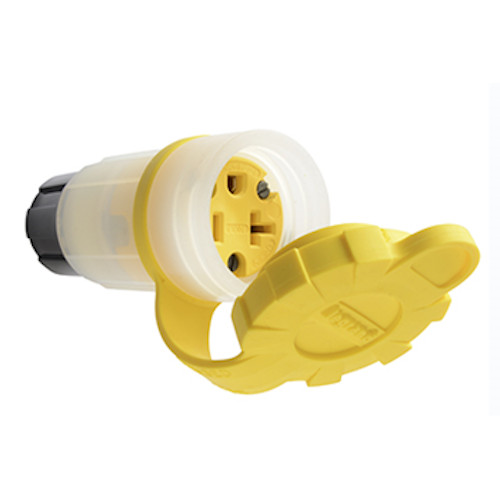 Pass & Seymour 20A 125V STRAIGHT BLADE GROUND CONTINUITY MONITORING (GCM) plug