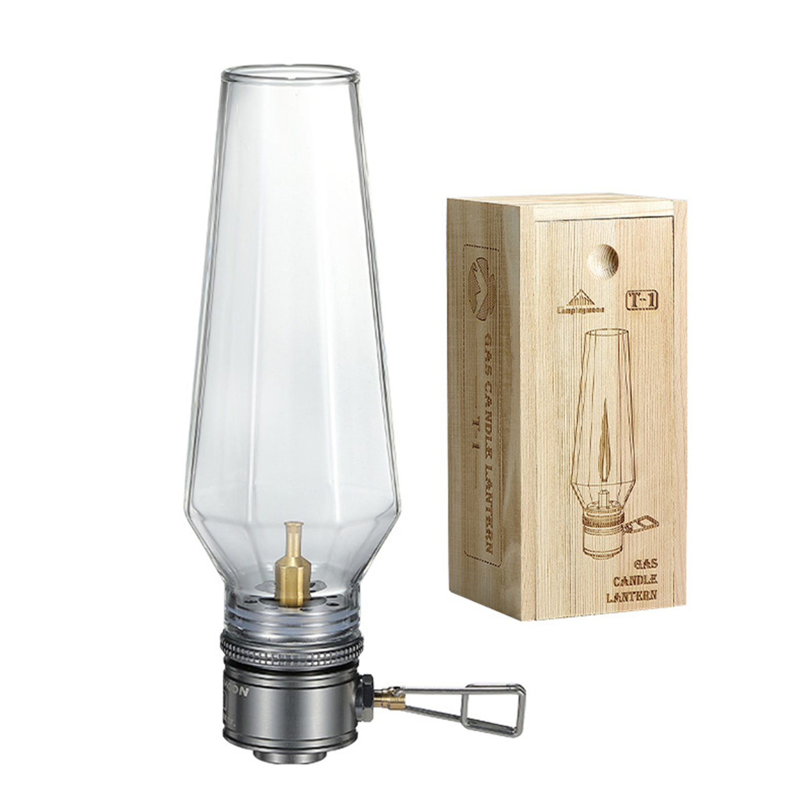 CAMPINGMOON Outdoor Gas Candle Lamp for Camping Hiking Backpacking Fishing