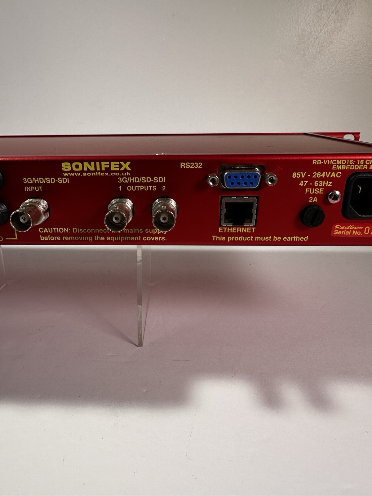SONIFEX REDBOX RB-VHCMD16 Embedder & De Embedder 3G/HD/SD - SDI