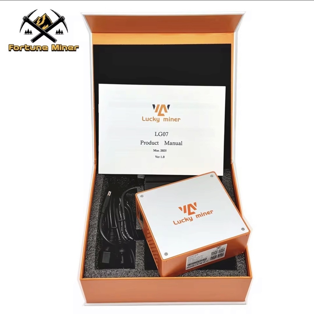Lucky Miner LG07 Dogecoin Doge Miner 11MH/S WIFI Solo Mining Lotto Device PSU