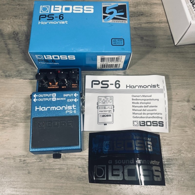 Boss PS‑6 Harmonist Pitch Shifter Harmony Guitar Effects Pedal NEW  with Box