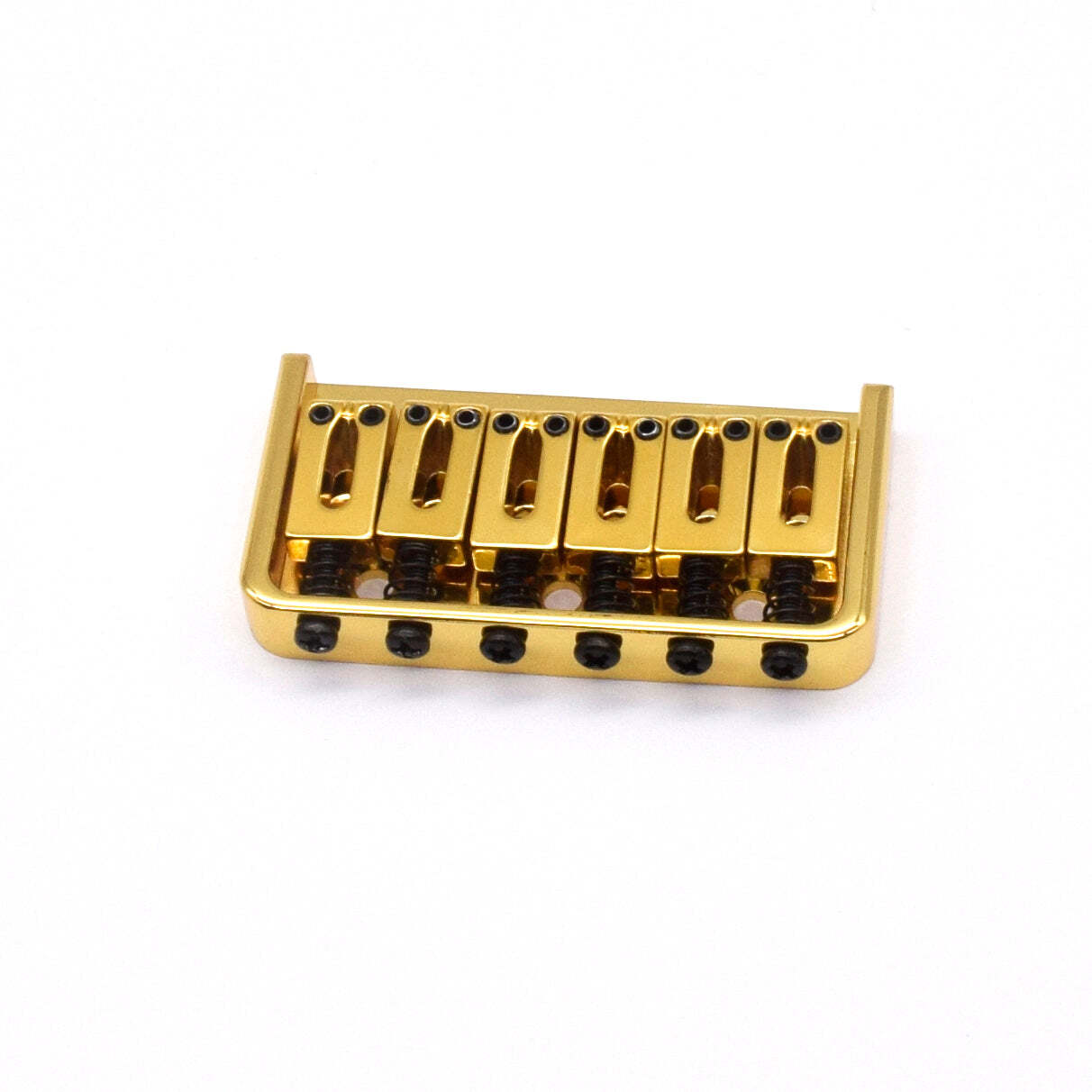 KD By AxLabs 6-String Hardtail Bridge - 3-Screw Mount - Gold
