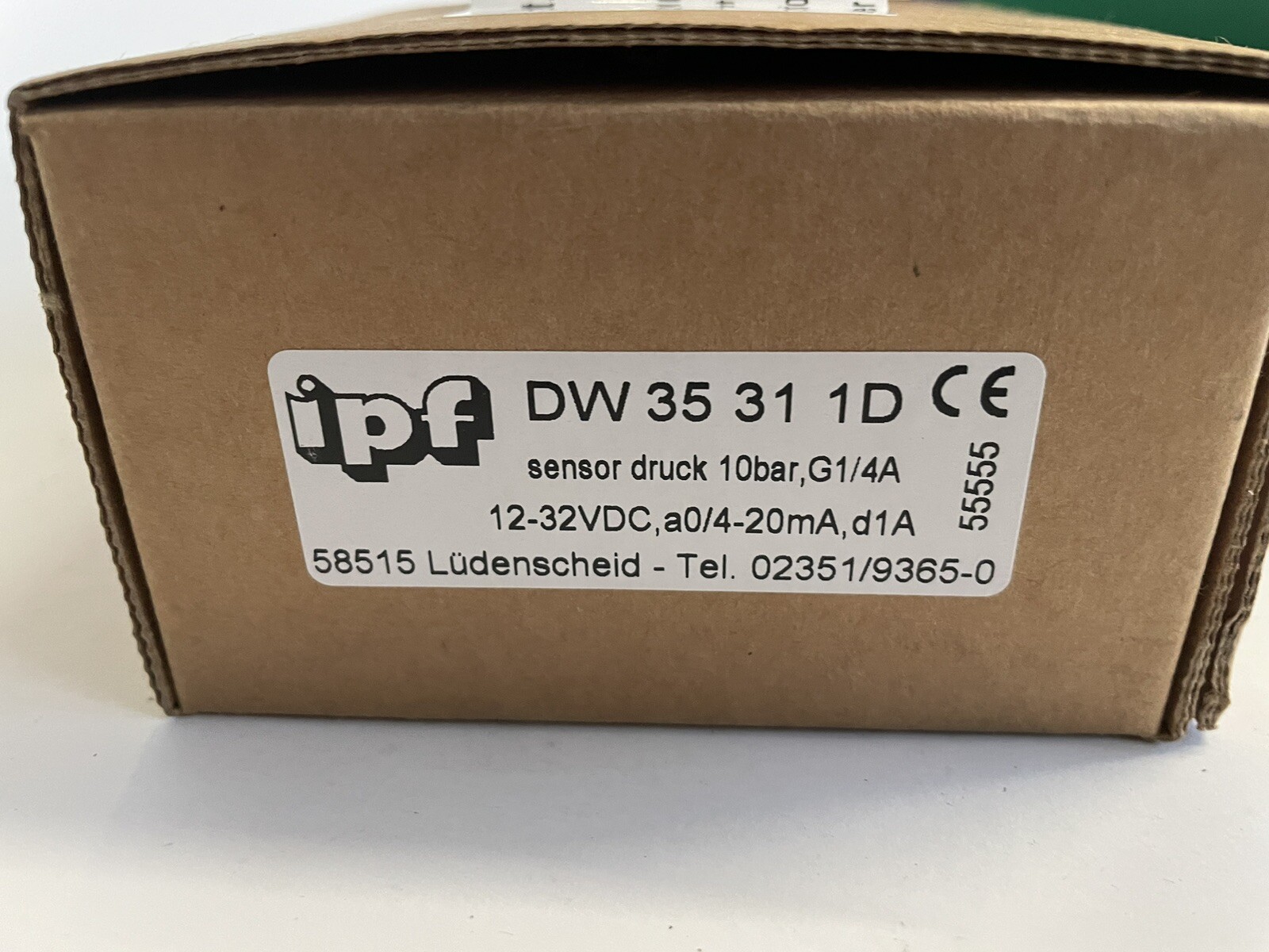 IPF PRESSURE SENSORS DW35311D NEW