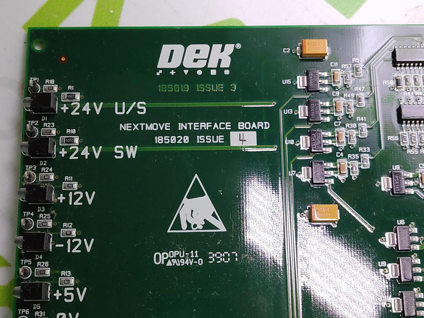 DEK 185020 NEXTMOVE INTERFACE BOARD