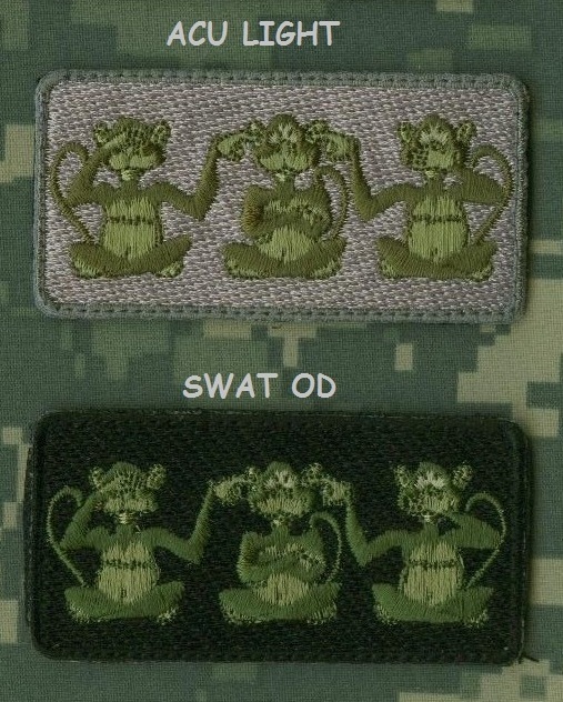 JSOC JOINT SP OPS TASK FORCE INFIDEL TRUNK MONKEY vêlkrö 2-TAB: 3-Wise-Monkey