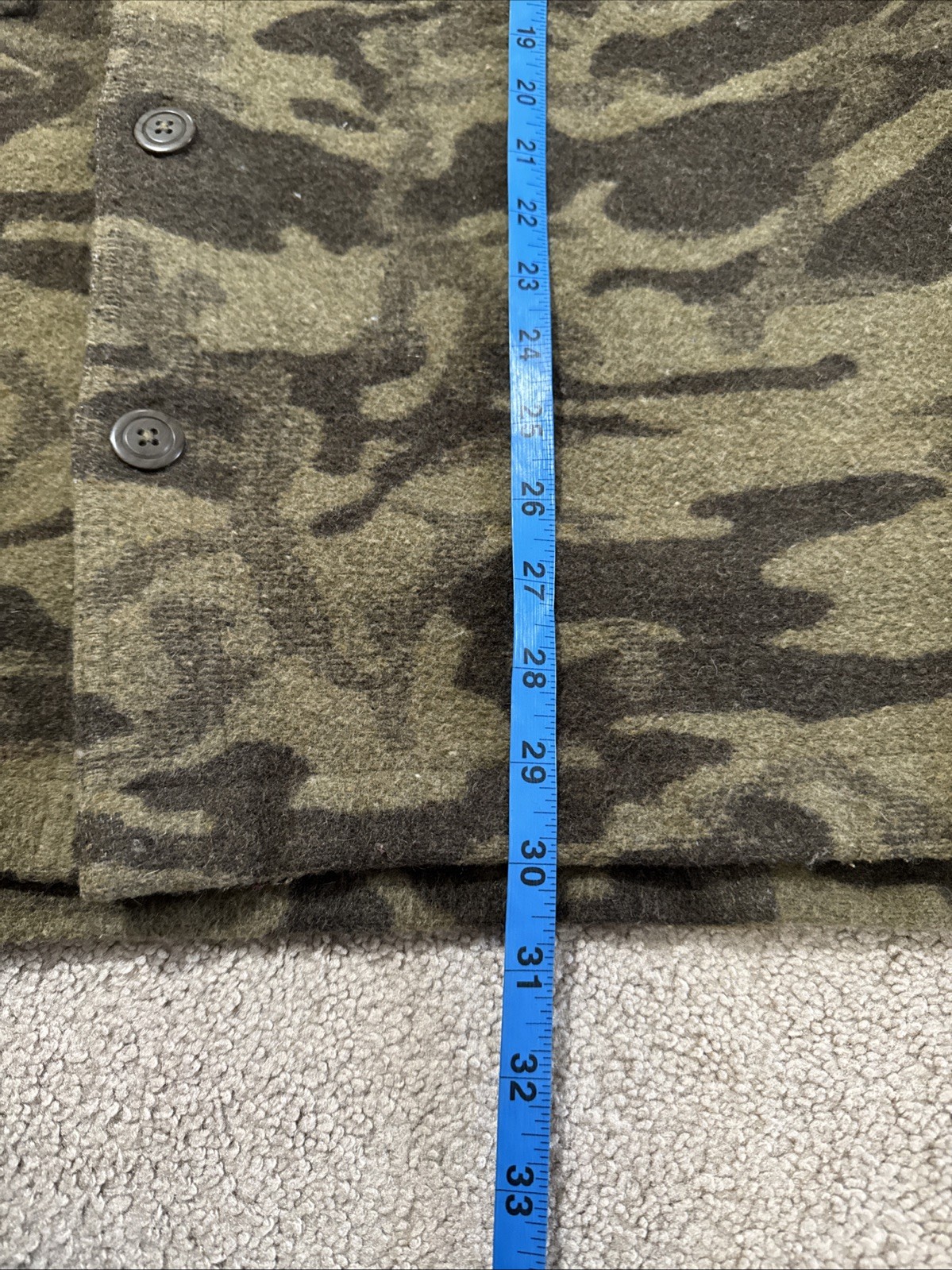 Columbia Gallatin Range Wool Blend Jacket Outfitter Camo Large