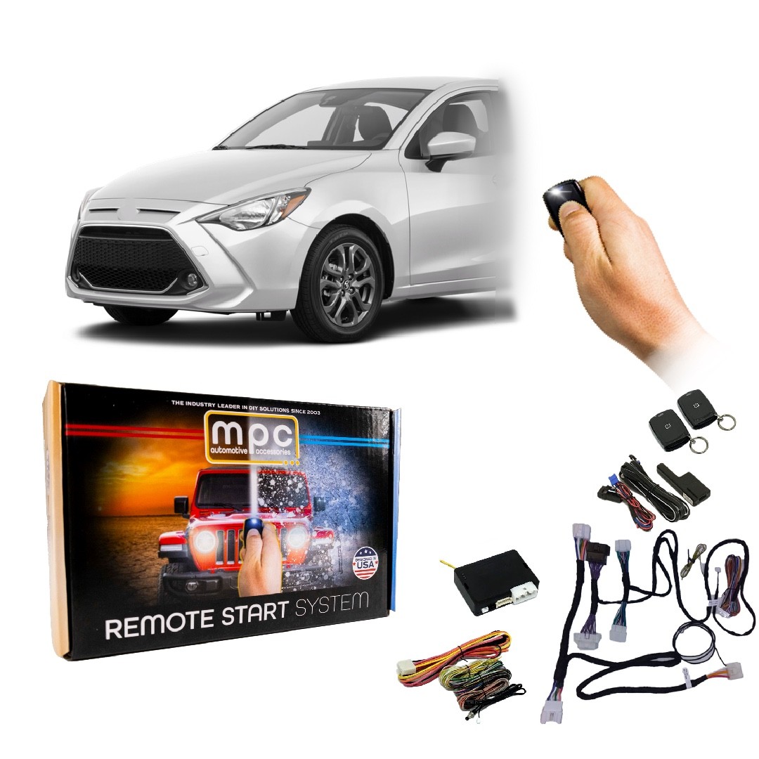 Remote Start Kit With Keyless Entry For 2015-2019 Toyota Yaris - Gas - H-Key