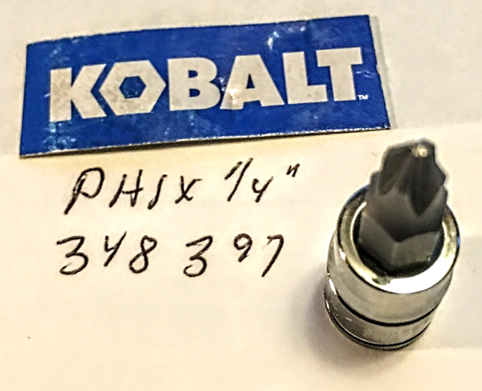 PH1 x 1/4"  Phillips Bit Socket  #348397 Free USA Shipping