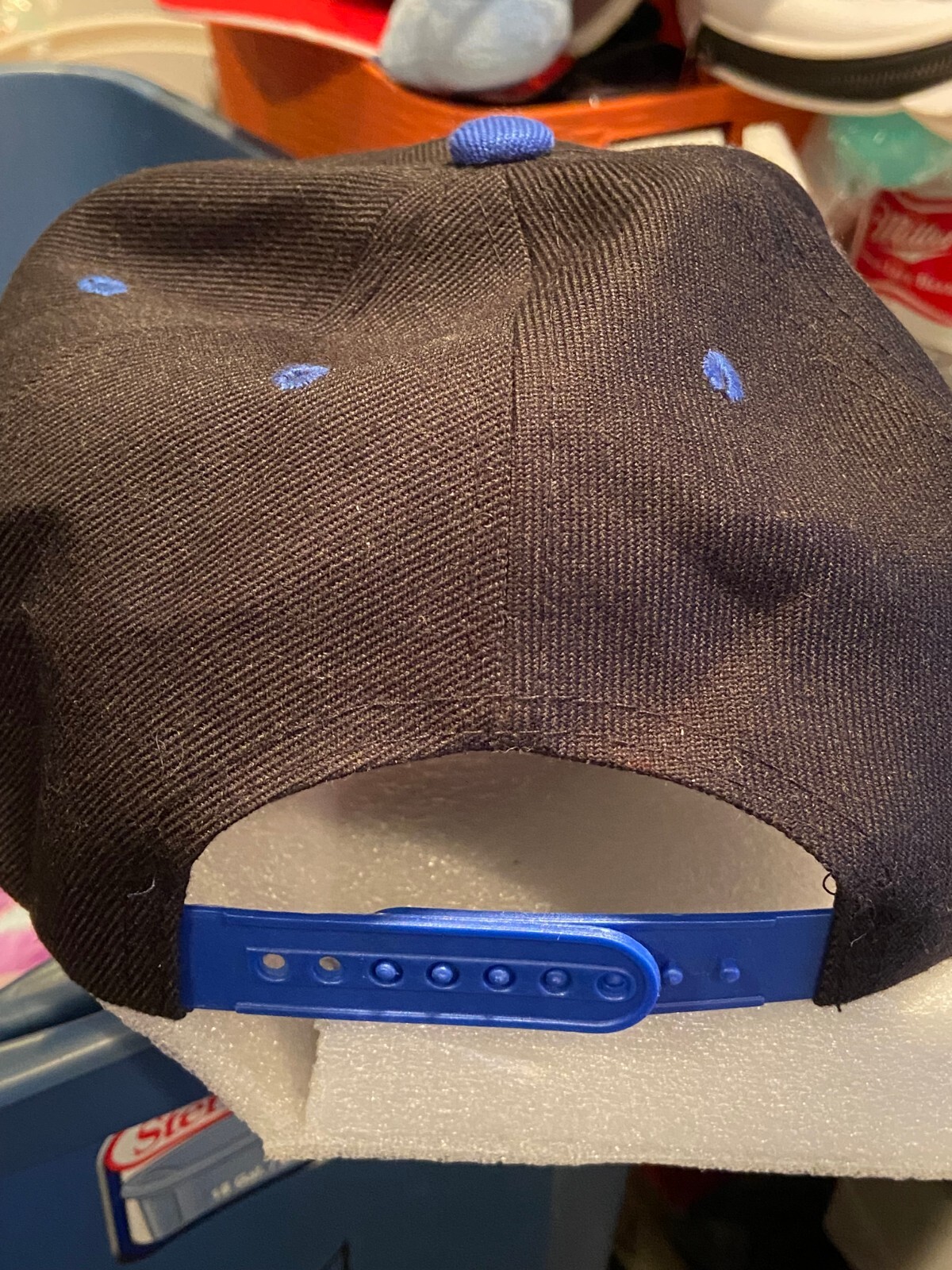 USA Adjustable Snap Back Hat Blue/Black*Pre-Owned* bb1