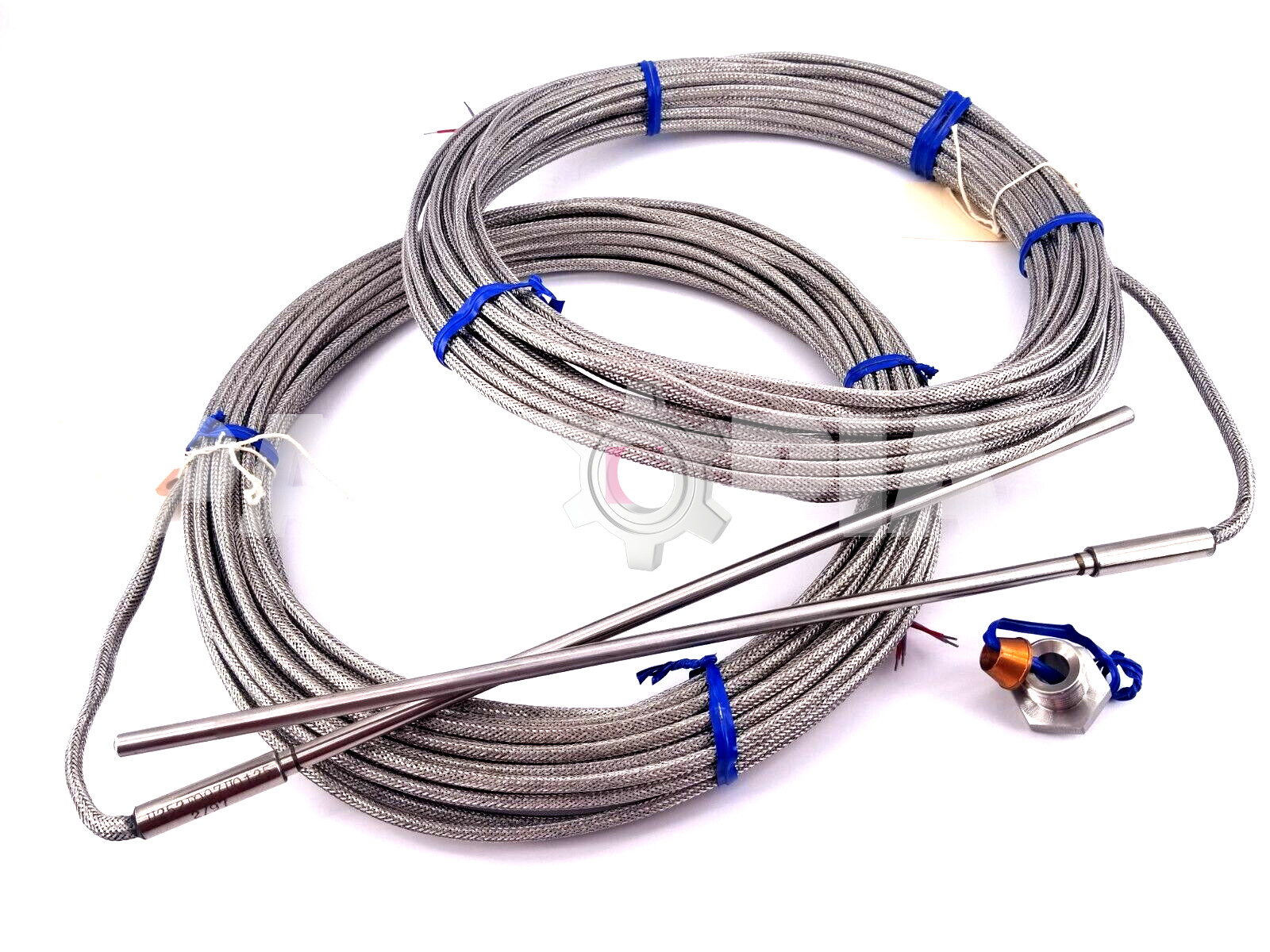 GE U252E097U0125 Thermocouple Bearing Generator Probe 1/4" Length: 11", Lot of 2