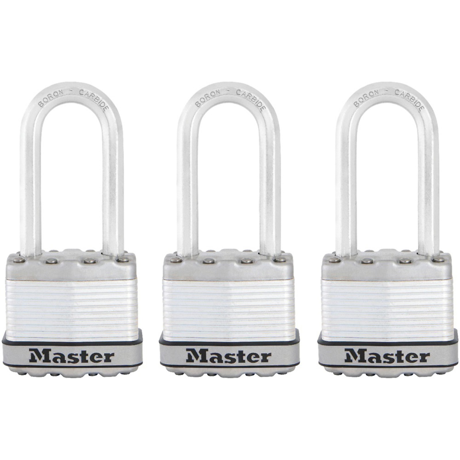 Master Lock Padlock Magnum Laminated 1-3/4" x  5/16" Diameter x 2", Steel,