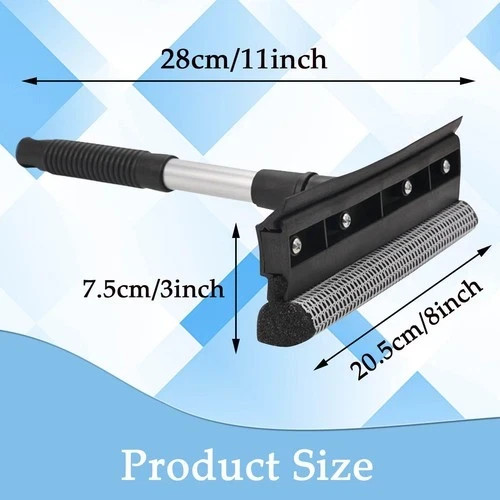 2 Pack Squeegee for Car Window Cleaning and Windshield Washing Standard Window