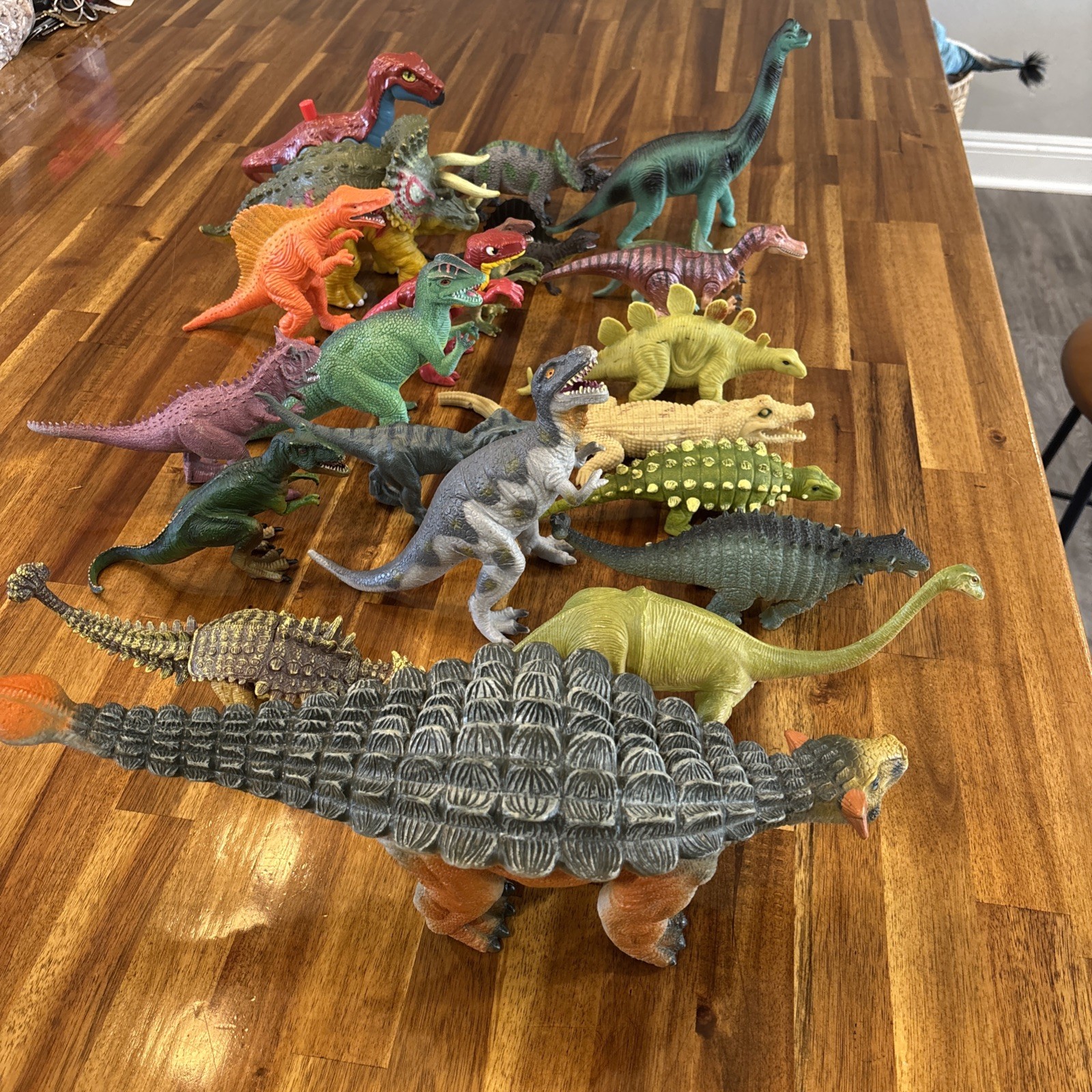 Vintage lot of assorted animal dinosaur toy figures PVC Plastic rubber 1985-pres