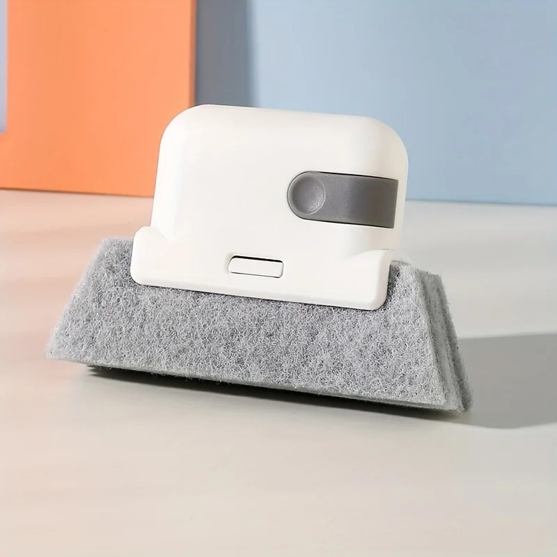 Universal Window Rail Cleaning Brush for Tracks Grooves and Frames