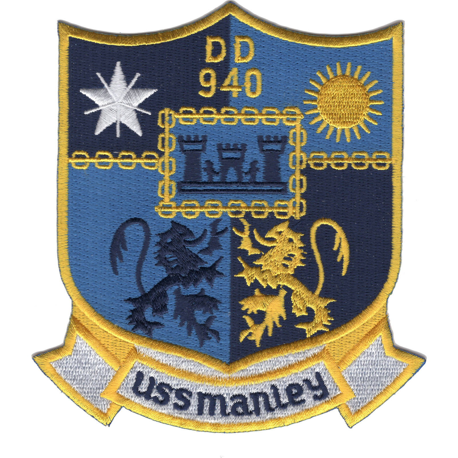 DD-940 USS Manley Patch
