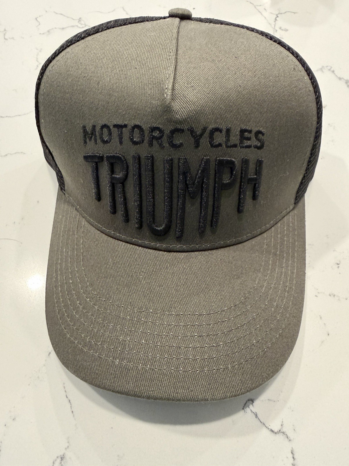 Triumph Khaki Coast Trucker Hat - MCAS22308