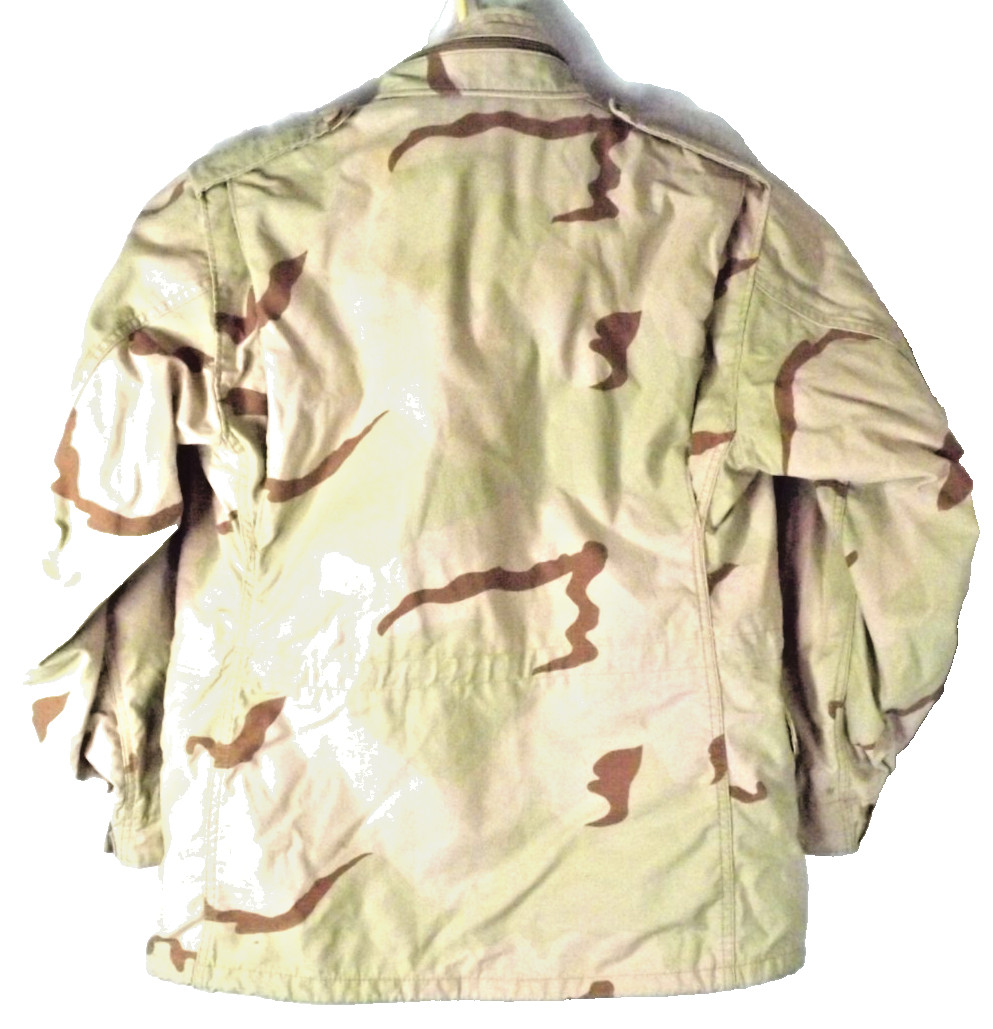US Military Jacket Cold Weather Field Coat Desert Camo Combat Medium Regular