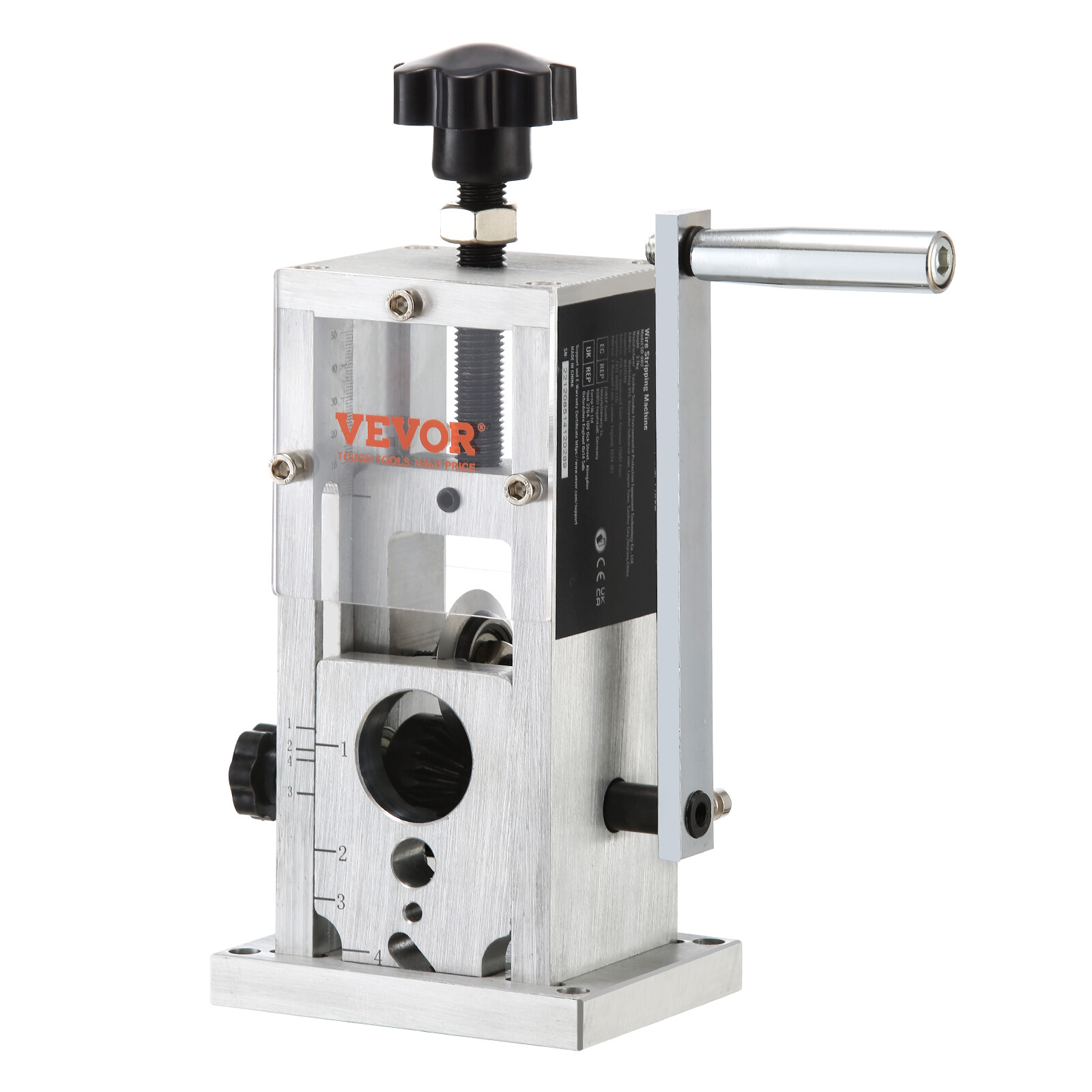 VEVOR Manual Wire Stripping Machine Portable Cable Stripper 0.06-1.57 in Visual