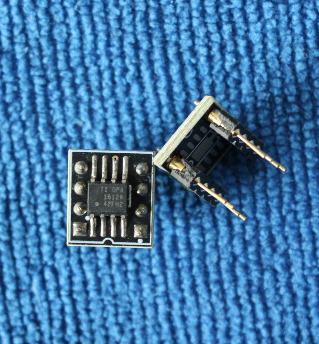 2pcs TI OPA1612AID OPA1612A OPA1612 ON DIP8 ADAPTER