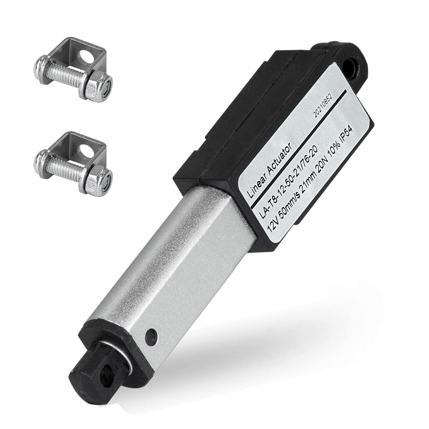 12V Mini Linear Actuator 0.8" Stroke 4.5 Lbs - High-Speed 1.97"/Sec Electric Mic
