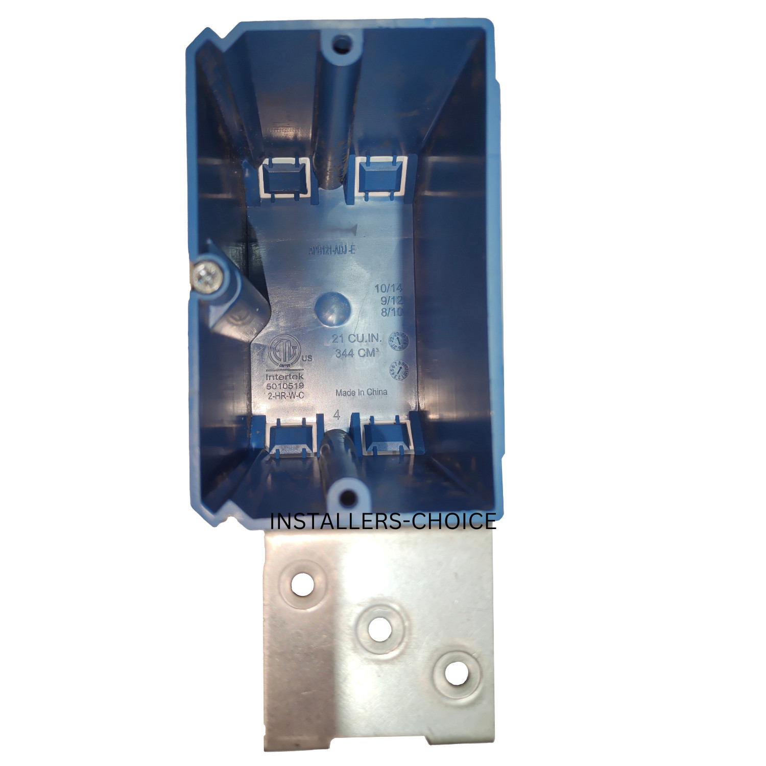 100 Pcs New Work 1-Gang 21 Cu ETL Adjustable Electrical Box & Horizontal Mount