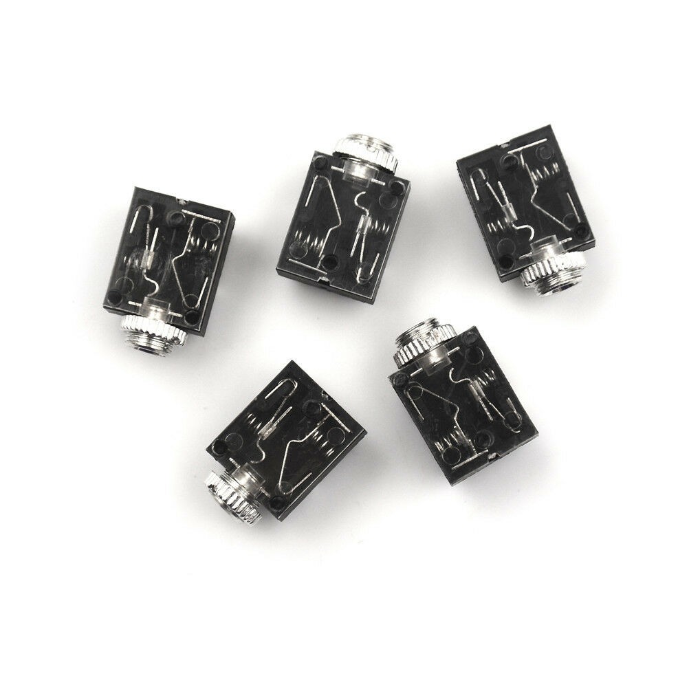 3.5mm Audio Jack Socket PCB Panel Mount For Headphone PCB Mount Stereo Jack