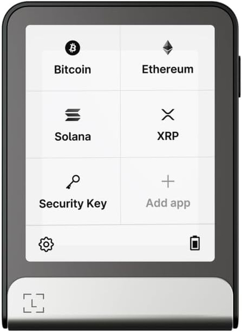 Hardware Crypto Wallet NFC Bluetooth Touchscreen Secure Asset Storage