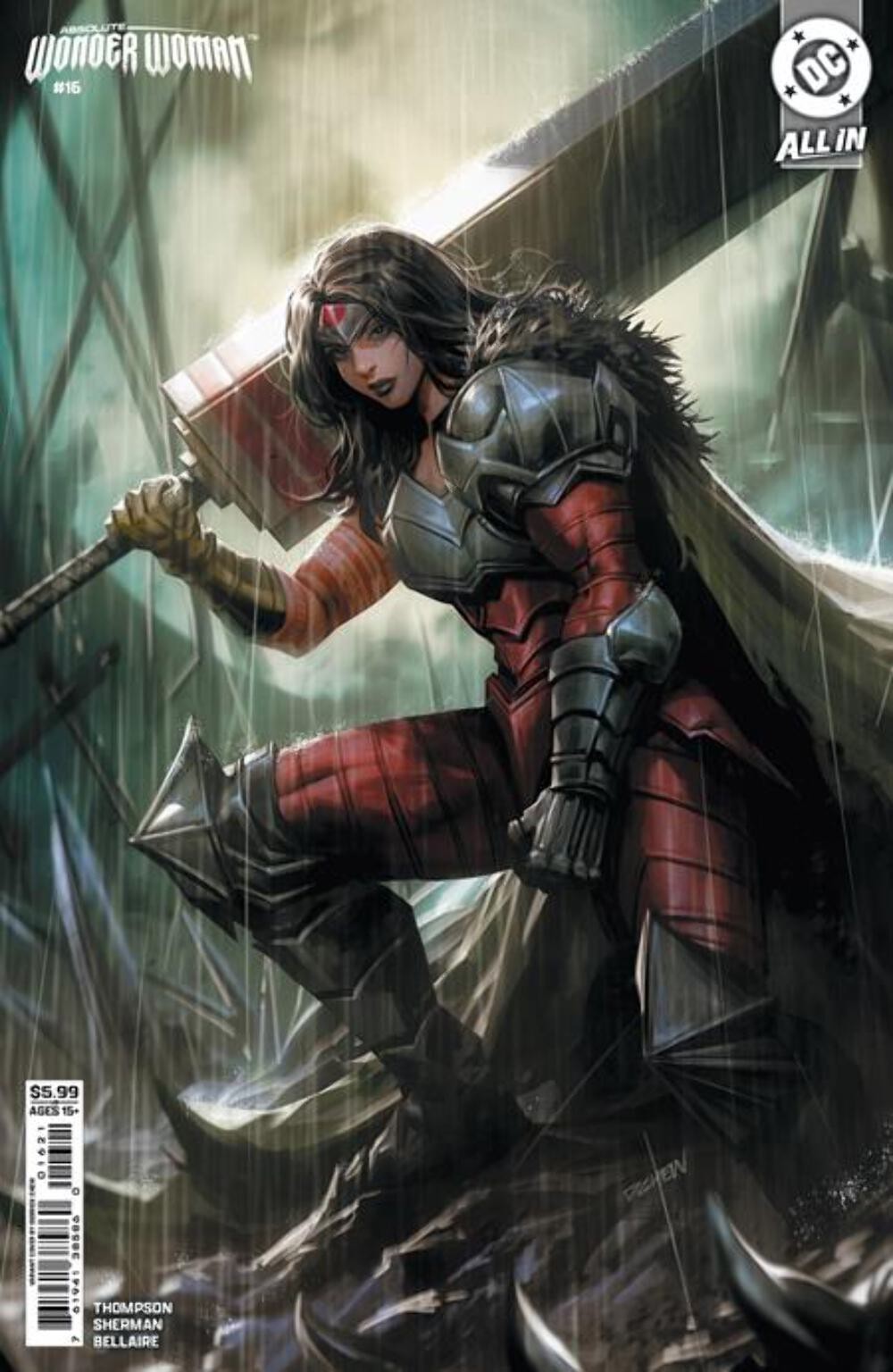 Absolute Wonder Woman #16 Cover B Derrick Chew Card Stock