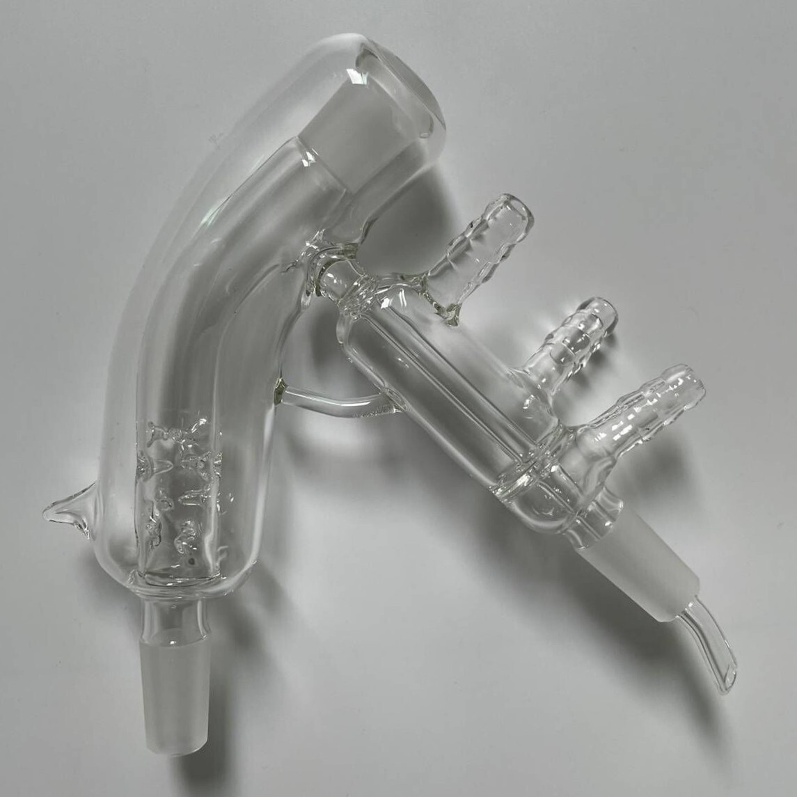 Laboratory Glass Jackt Micro Vigreux Distilling Short Path Adapter 14/23