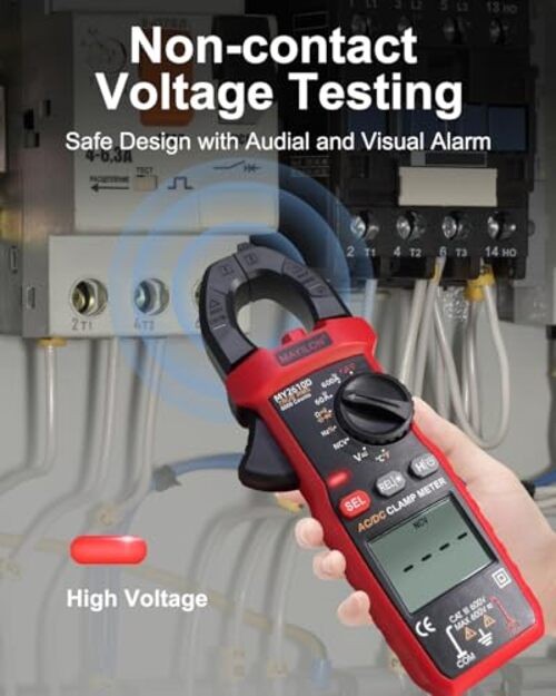 Digital Clamp Meter, Multimeter TRMS 6000 Counts Amp Volt Meter Auto-ranging