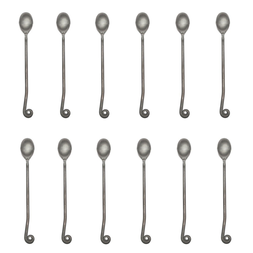 Gourmet Settings Treble Clef 18/10 Stainless Iced Beverage Spoon (Set of Twelve)