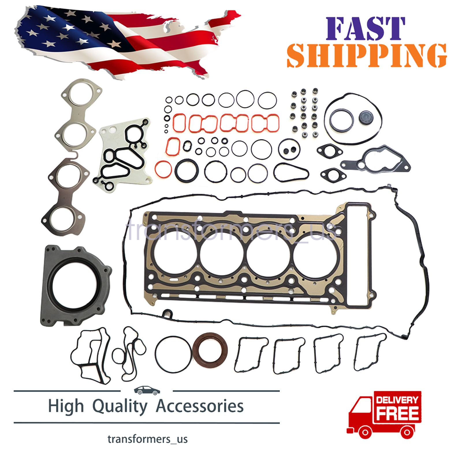 Engine Gasket Kit for M271 Mercedes-Benz 1.8T E200 E250 E260 C200 C250 C260 CGI
