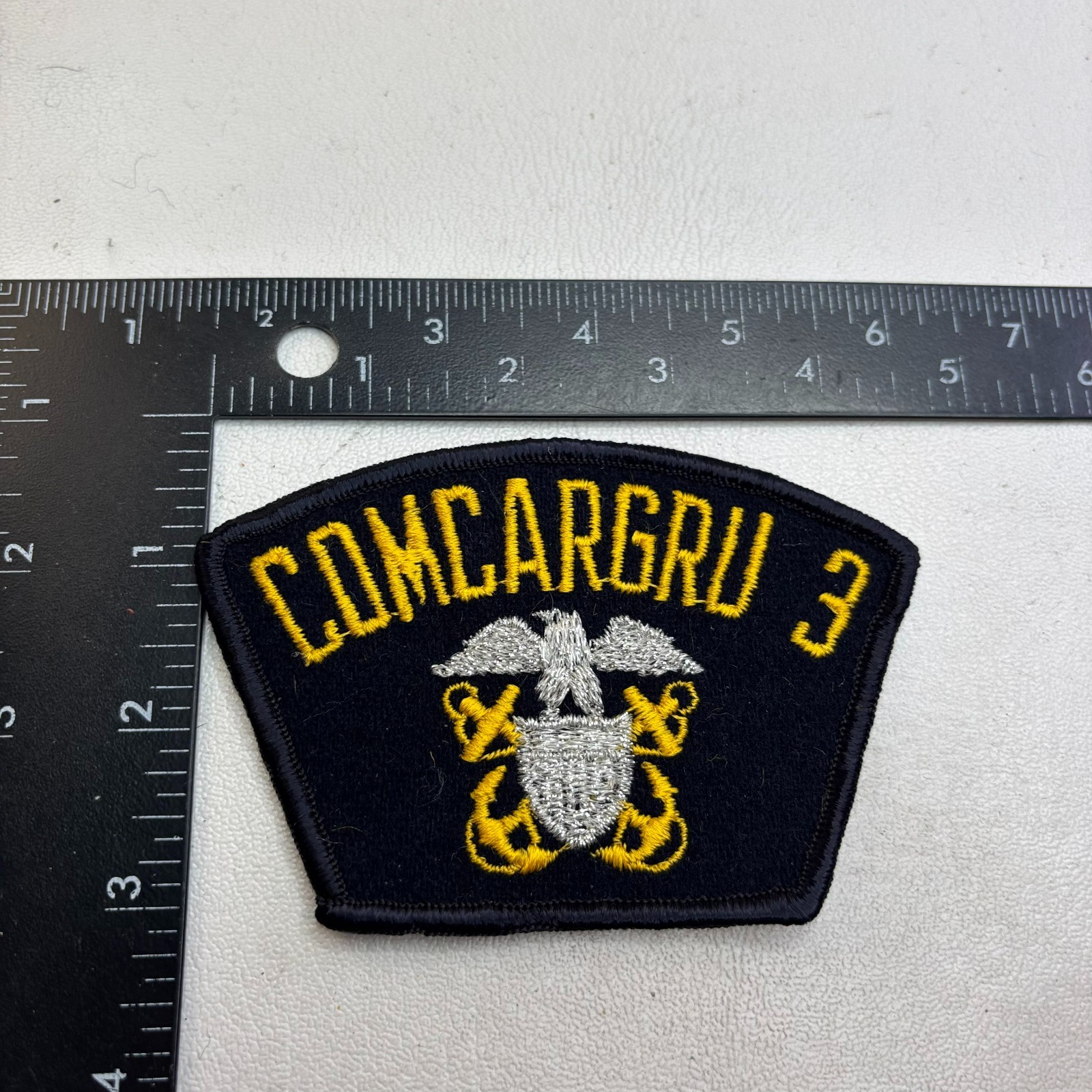 COMCARGRU 3 US Navy Hat Patch Military 62NS