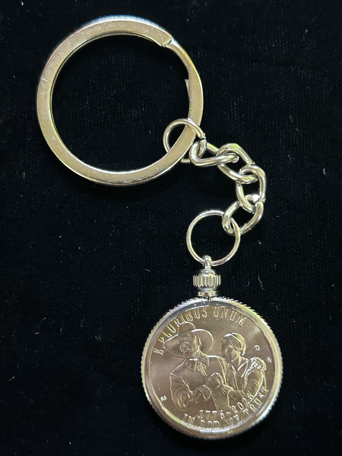 Semiquincentennial (250 Anniversary of US) Quarter Dollar Key Chain