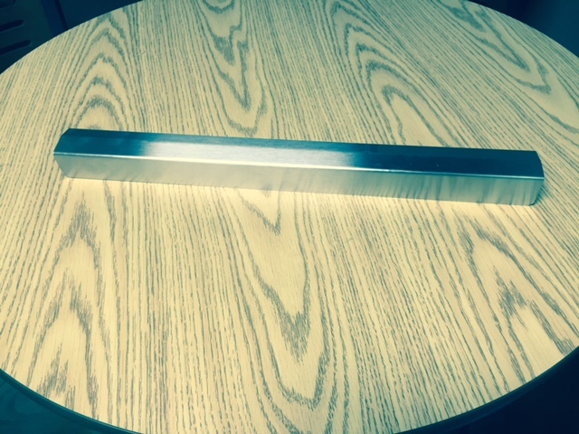 Fryer Joiner Strip for 75 LB fryers-Strip is 27.5" long  x 1-5/8" wide