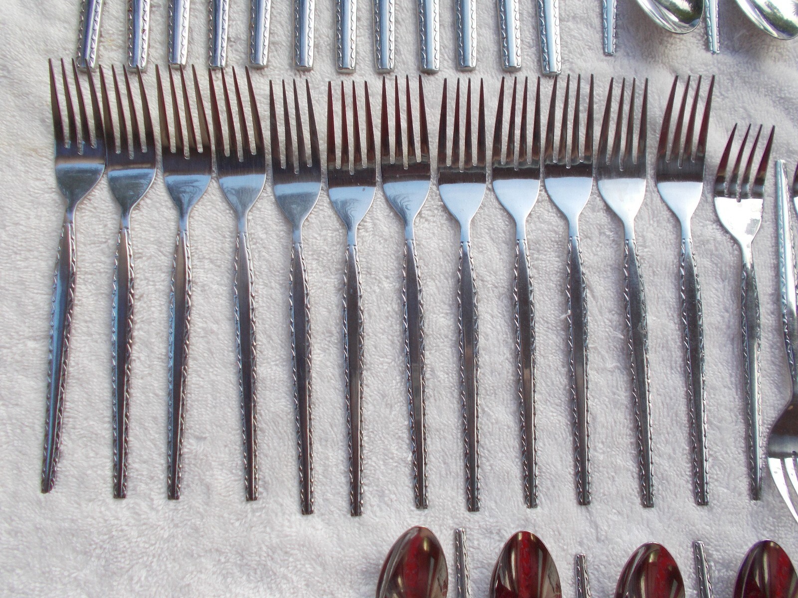 12 Place 60pcs Rogers Stanley Roberts ENSENADA Stainless Flatware Setting set