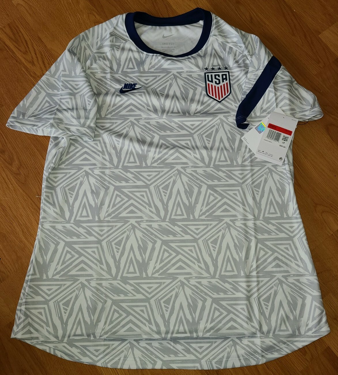 $65 Nike Women's USA United States Dri-FIT Sz Large Soccer Jersey CZ4325-101 NWT