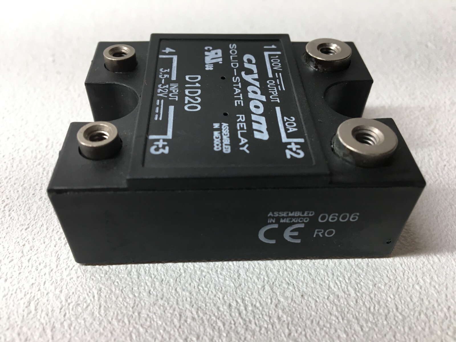 New! Crydom D1D20 Solid State Relay (#60092)