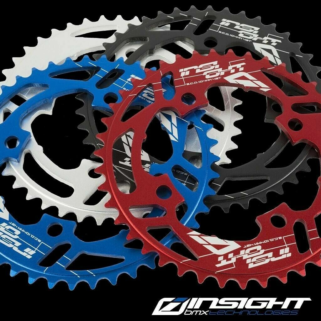 INSIGHT BMX 104 4 BOLT 3/32 CHAINRING 39T SILVER