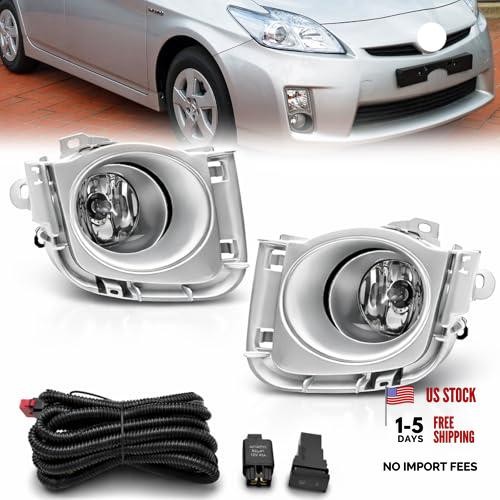 OEM Fog Lights for 2010-2011 Prius - Replacement Set with 10-11 Prius Black
