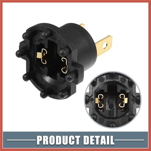 Headlight Low Bulb Holder Socket B28V510A3 for Mazda 3 2004-2009 Plastic