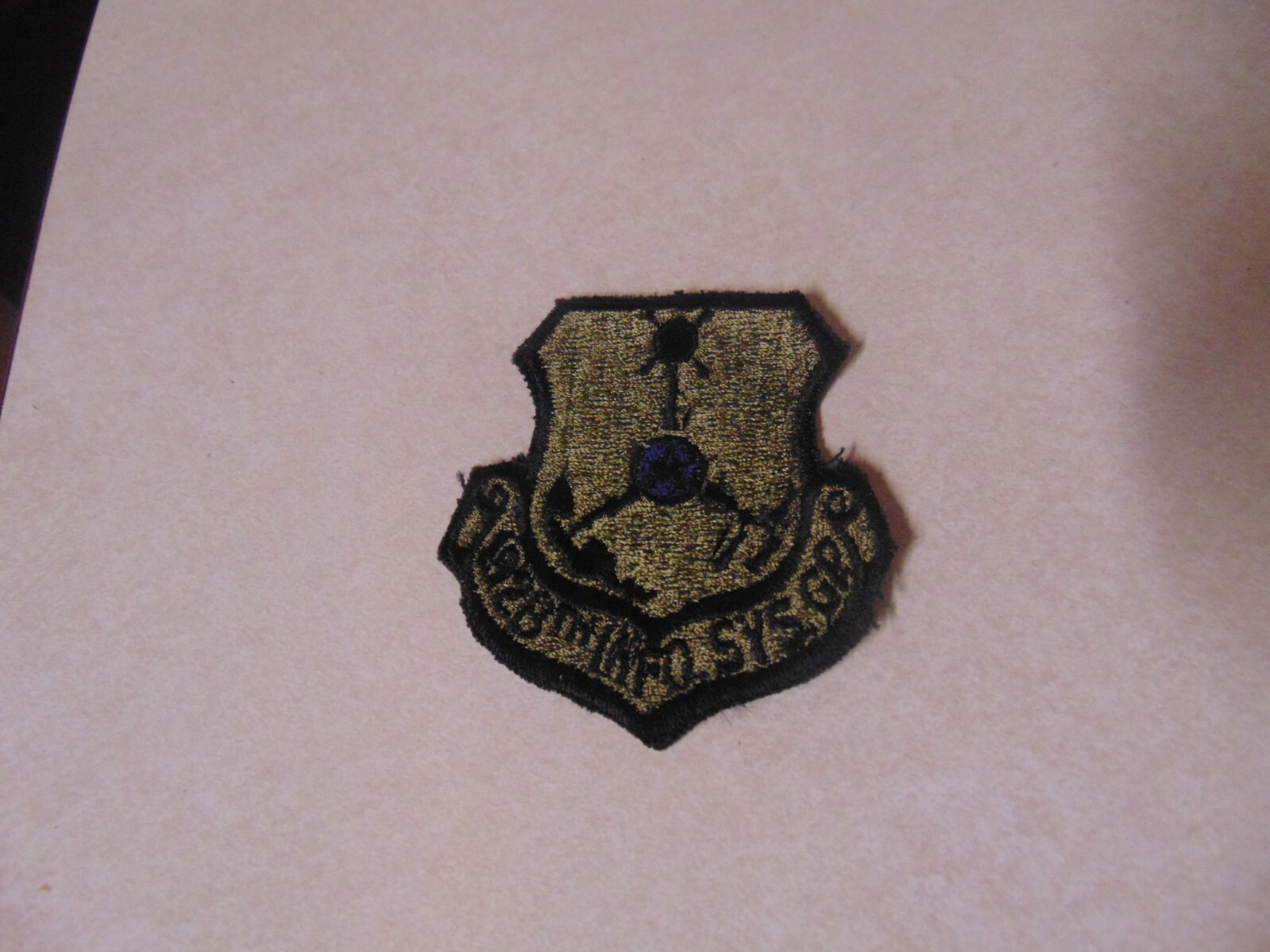 MILITARY PATCH SEW ON OLDER POCKET US AIR FORCE 1928 INFORMATION SYSTEMS GROUP