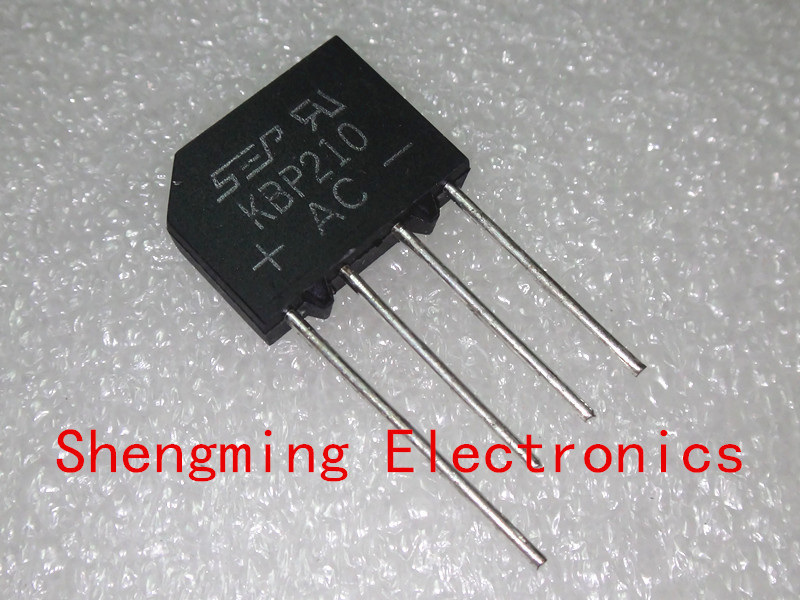 10pcs KBP210 2A 1000V Bridge Rectifiers SEP