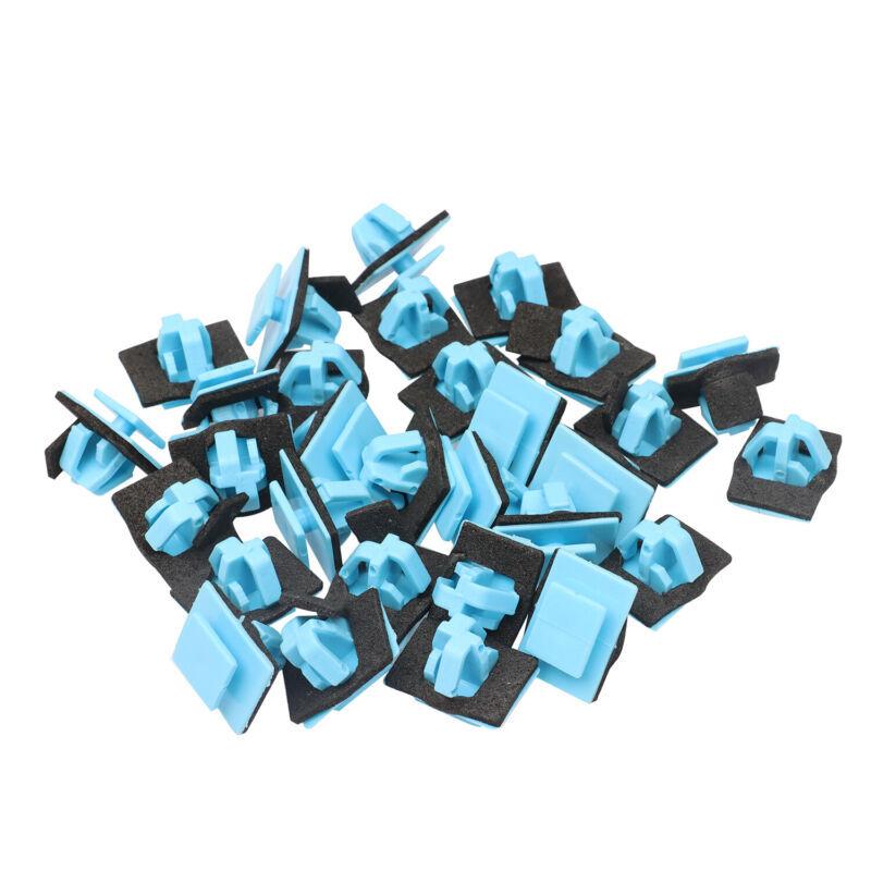 30X Molding Clips For Kia Hyundai Fender Flare Rocker Door & Exterior Moulding