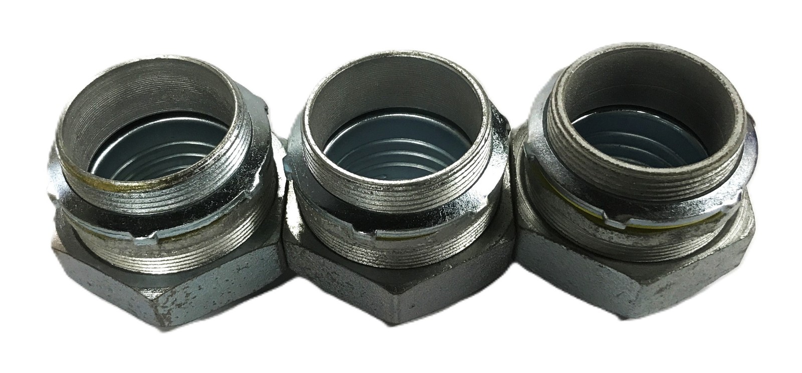 Halex 2 inch Liquid-tight Straight Steel Connector 66220B [Lot of 3] NOS