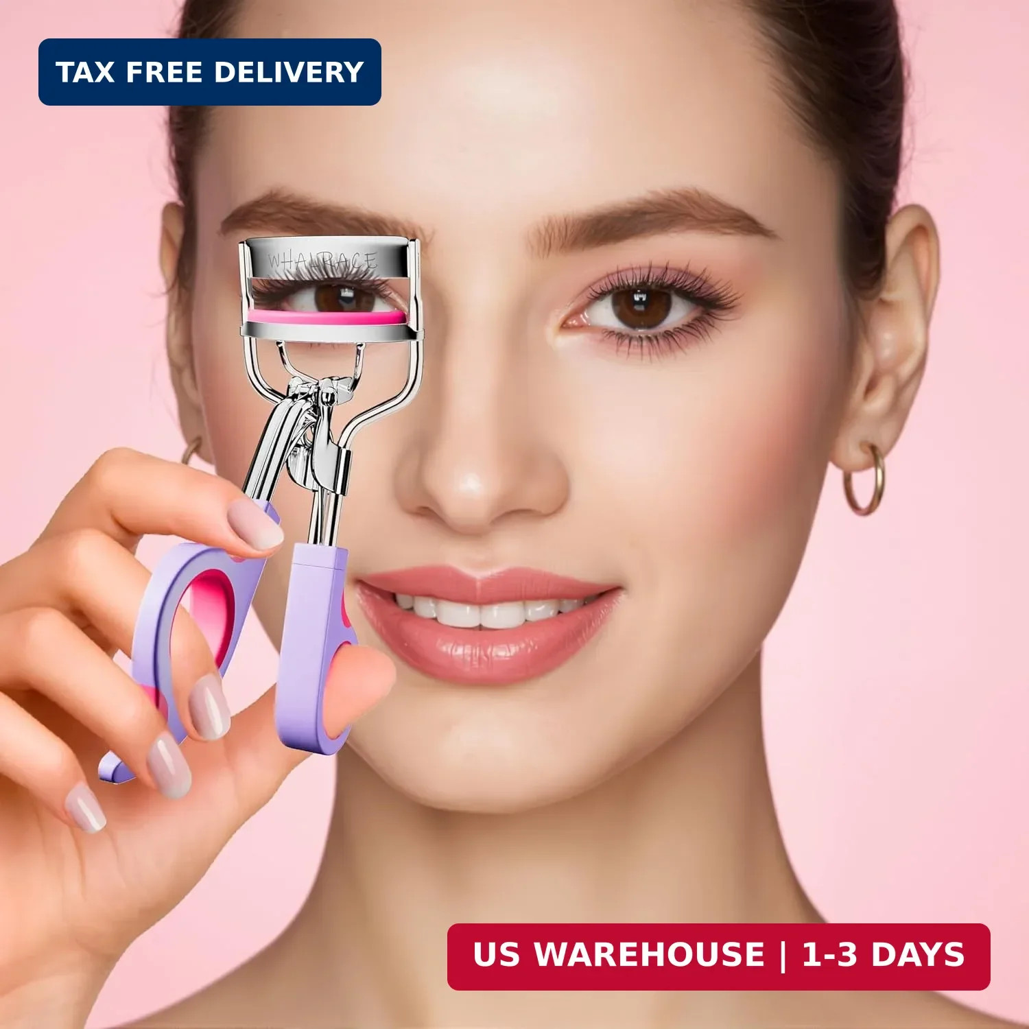Eye Lash Curler with 6PCS Extra Replacement Pads, Superior Curling Effect Eyelas
