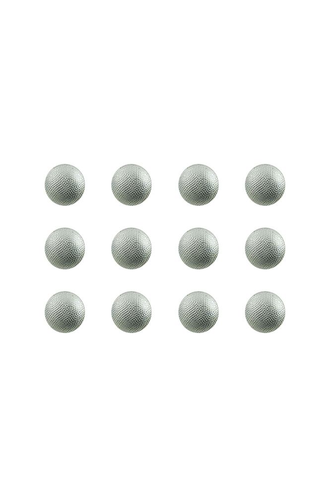 WWII German EM silver color buttons for field tunic Feldbluse 19mm (12 PCS)