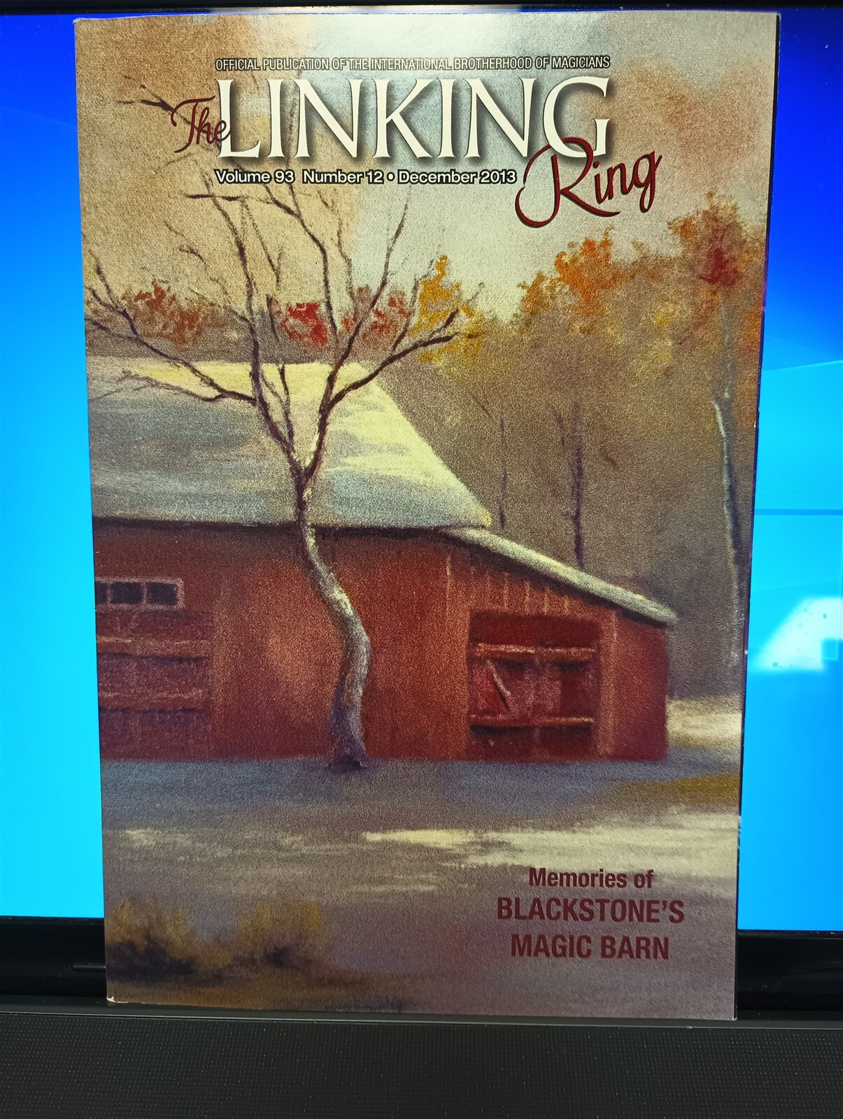 Blackstone's Magic Barn Linking Ring Issue 2013