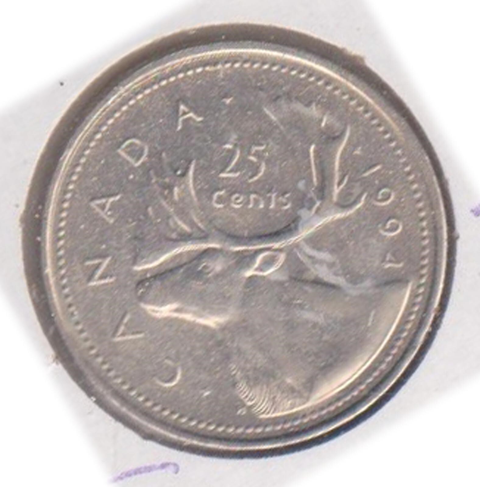 (H205-104) 1994 Canada 25c coin (DC)